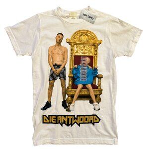 Die Antwoord Concert T-Shirt Yolandi Visser Ninja XS Gold Glitter Zef Y2K